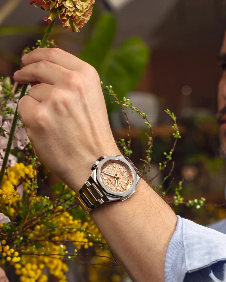 Series8 890 Salmon Dial Stainless Steel Bracelet NB6066-51W | CITIZEN Series8 890 Salmon Dial Stainless Steel Bracelet NB6066-51W | CITIZEN